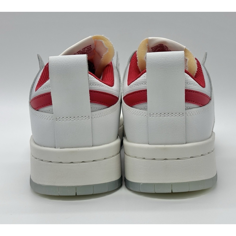Nike Women's Dunk Low Disrupt White Gym Red Size 9.5 CK6654 101 - Picture 2 of 8
